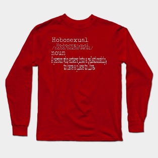 Hobosexual - Front Long Sleeve T-Shirt